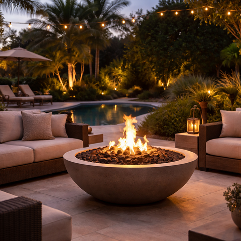 Gas fire bowl