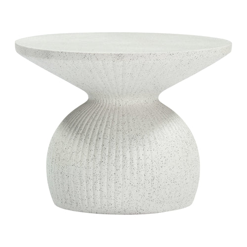 Corza Outdoor Patio Coffee Table, White