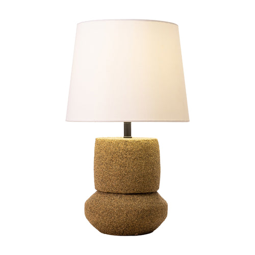 Seina Outdoor Solar Table Lamp, Natural