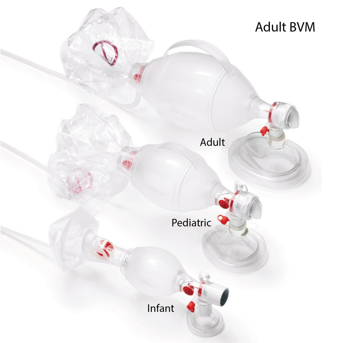 Ambu Bag Valve Mask with HEPA filter, Kemp USA