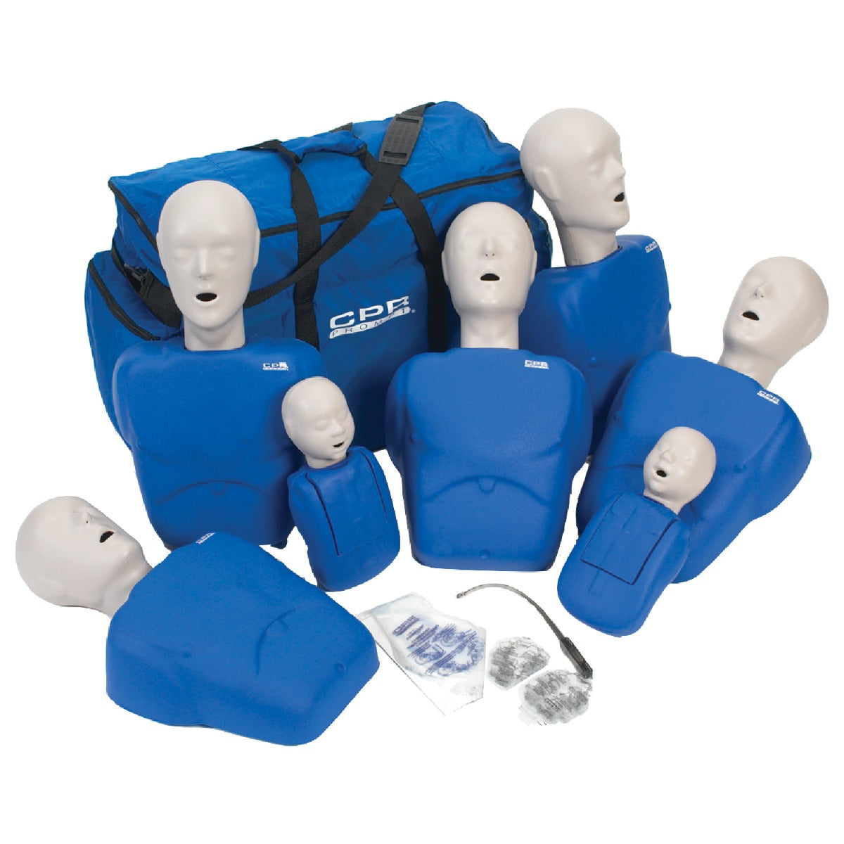 CPR Prompt CPR Manikins 7-Pack, (5) Adult, (2) Infant Manikins