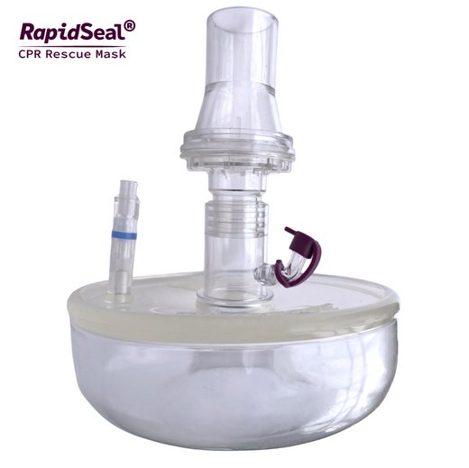 Kemp USA RapidSeal Resuscitation Mask with O2 Port