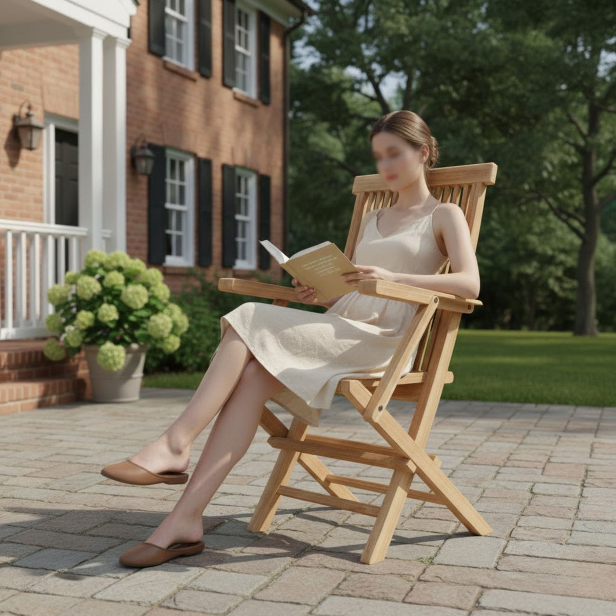 Anderson Teak Classic Folding Armchair (sell & price per 2 chairs only)