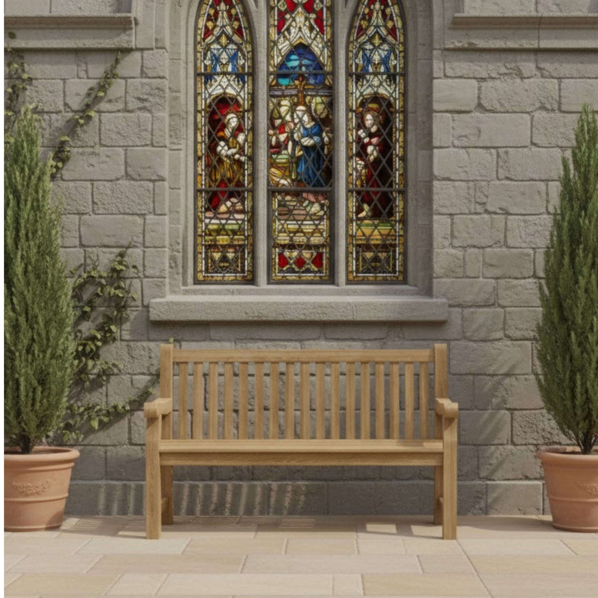Anderson Teak Devonshire 3-Seater Extra Thick Bench