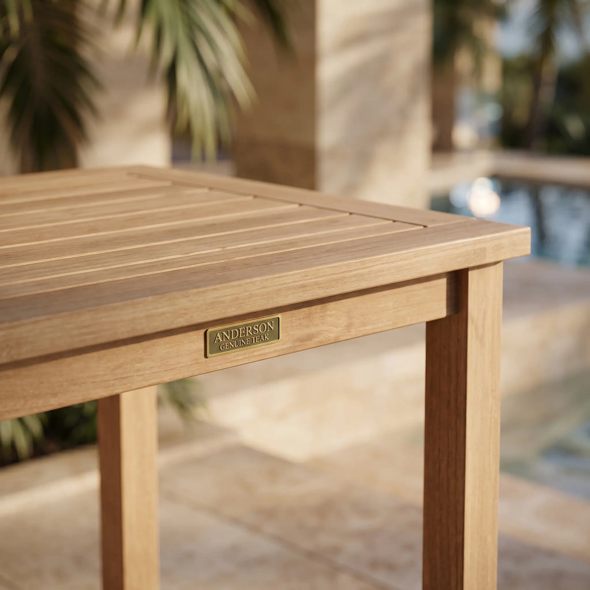 Anderson Teak Avalon 27" Square Bar Table