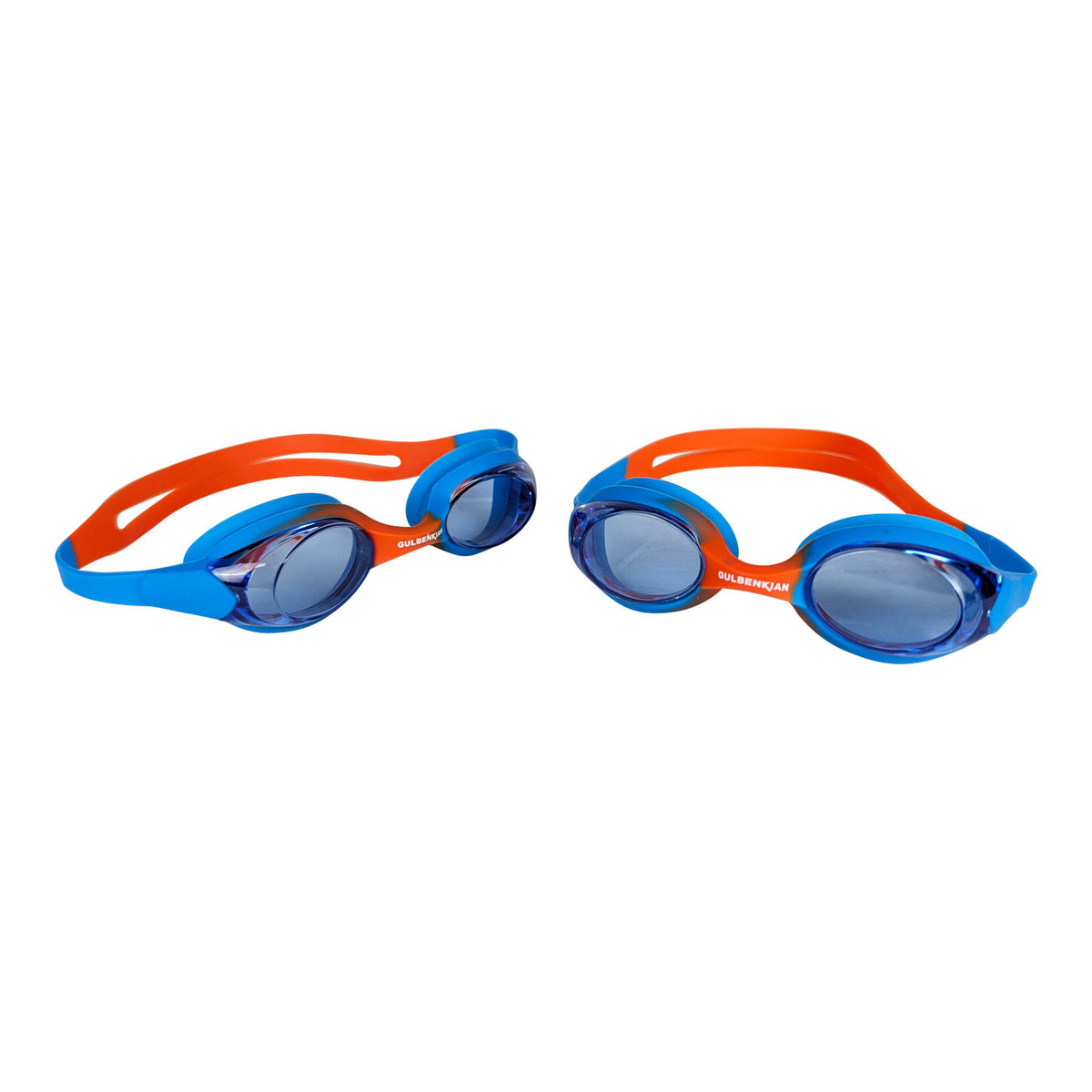 Kemp USA Swim Goggles, Orange & Royal Blue, Kemp USA