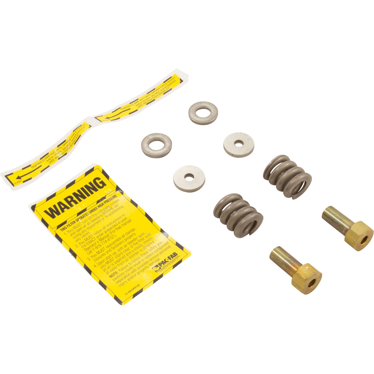 Pentair 181010 FNS Clamp Spring Kit Replacement