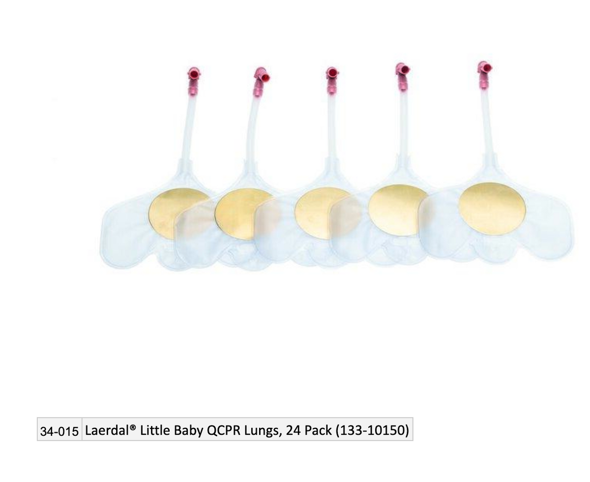 Laerdal Little Baby QCPR Lungs, 24 Pack (133-10150)