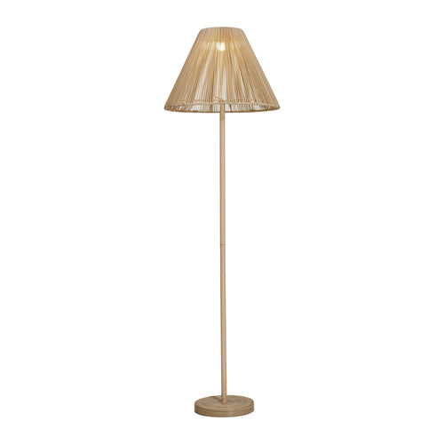 Lumika Outdoor Solar Floor Lamp, Beige