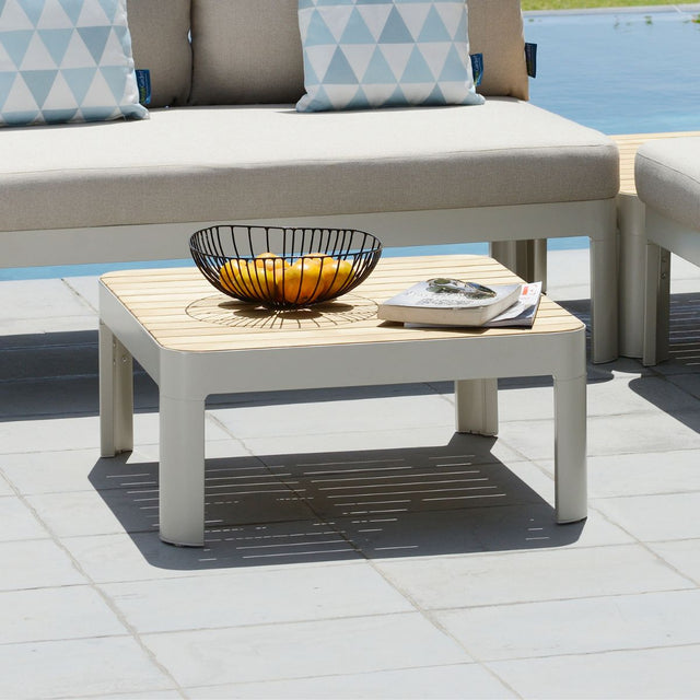 LifestyleGarden Portals Light Square Outdoor Coffee Table
