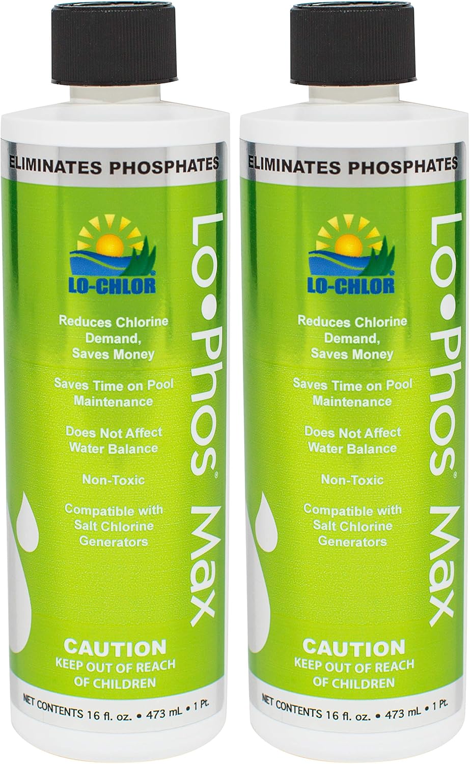 Lo Chlor MAX006-2 Lo Phos Max Phosphate Remover Quart (2 Pack)