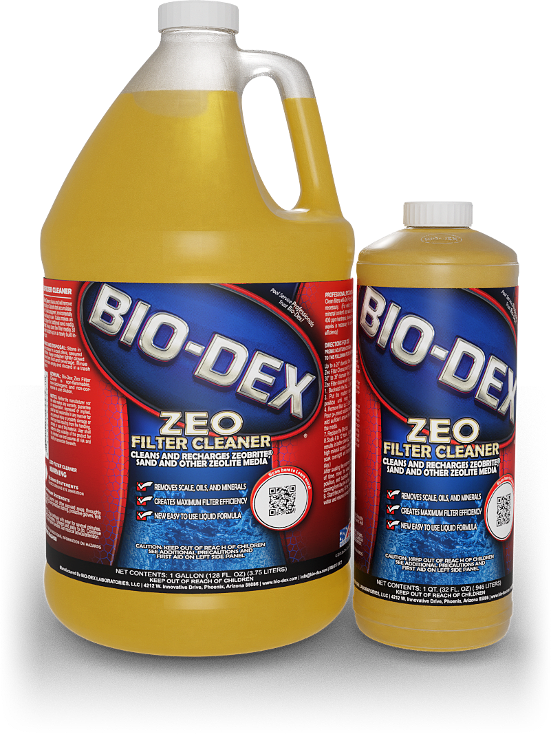 Bio-Dex Zeo Filter Cleaner, 1 Quart Bottle, 12/Case | ZEO32