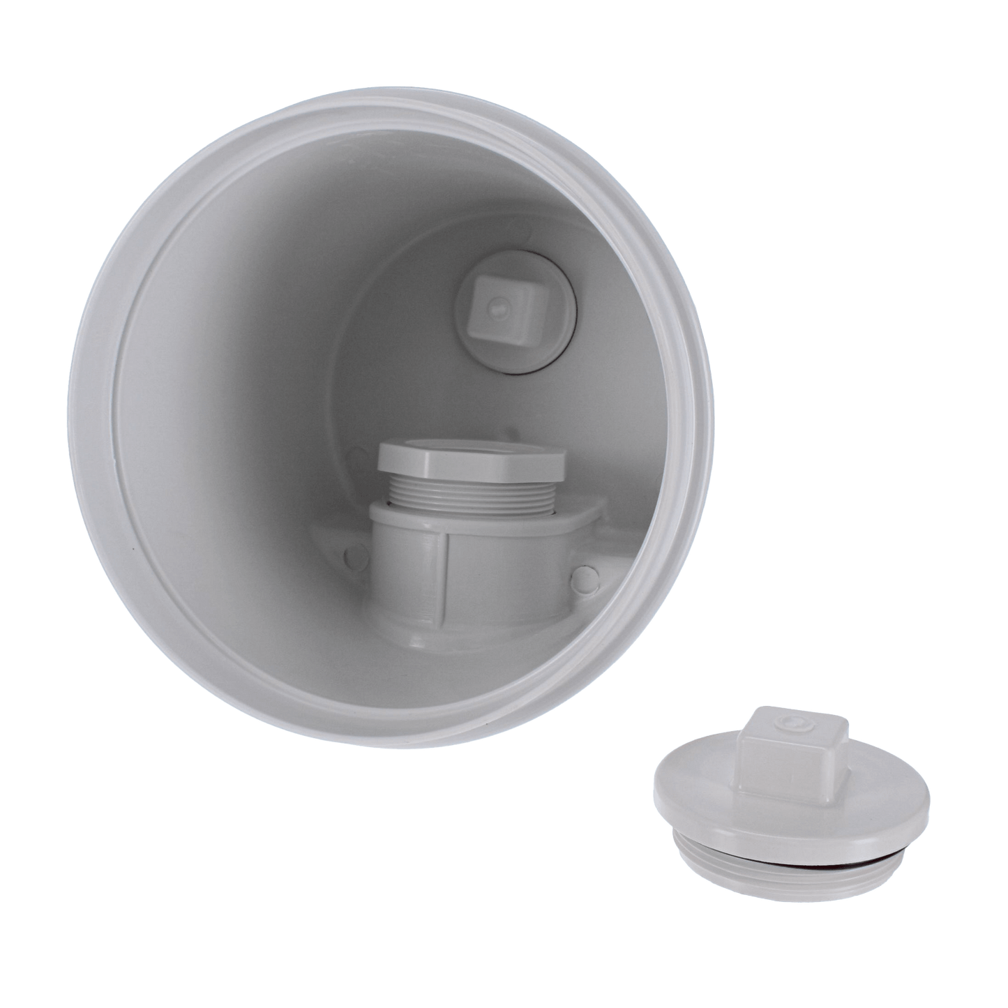 CUSTOM MOLDED PRODUCTS INC CMP 25520-000-000 VGB Gunite Drain Sump White; 2'' FIP x 1.5'' FIP