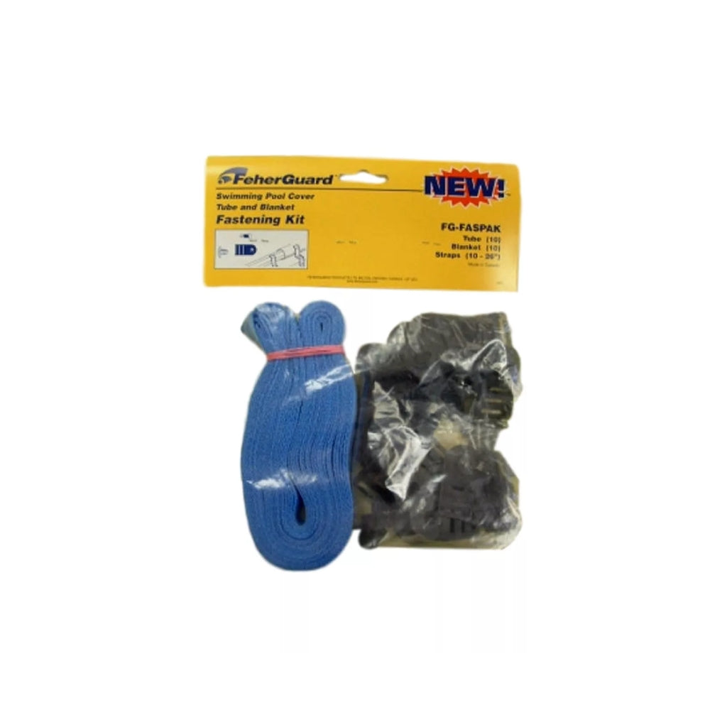 FeherGuard FG-FASKIT Solar Cover Reel Fastening Kit with durable straps and mounting brackets
