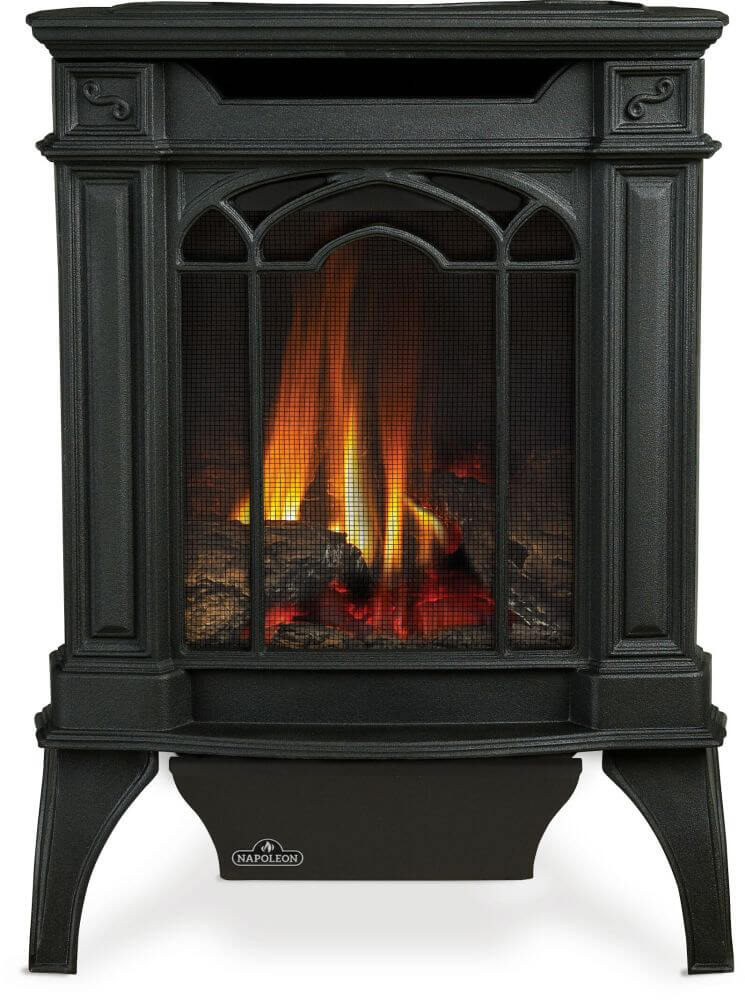napoleon-gds20nsb-arlington™-direct-vent-natural-gas-stove-millivolt-ignition-metallic-black