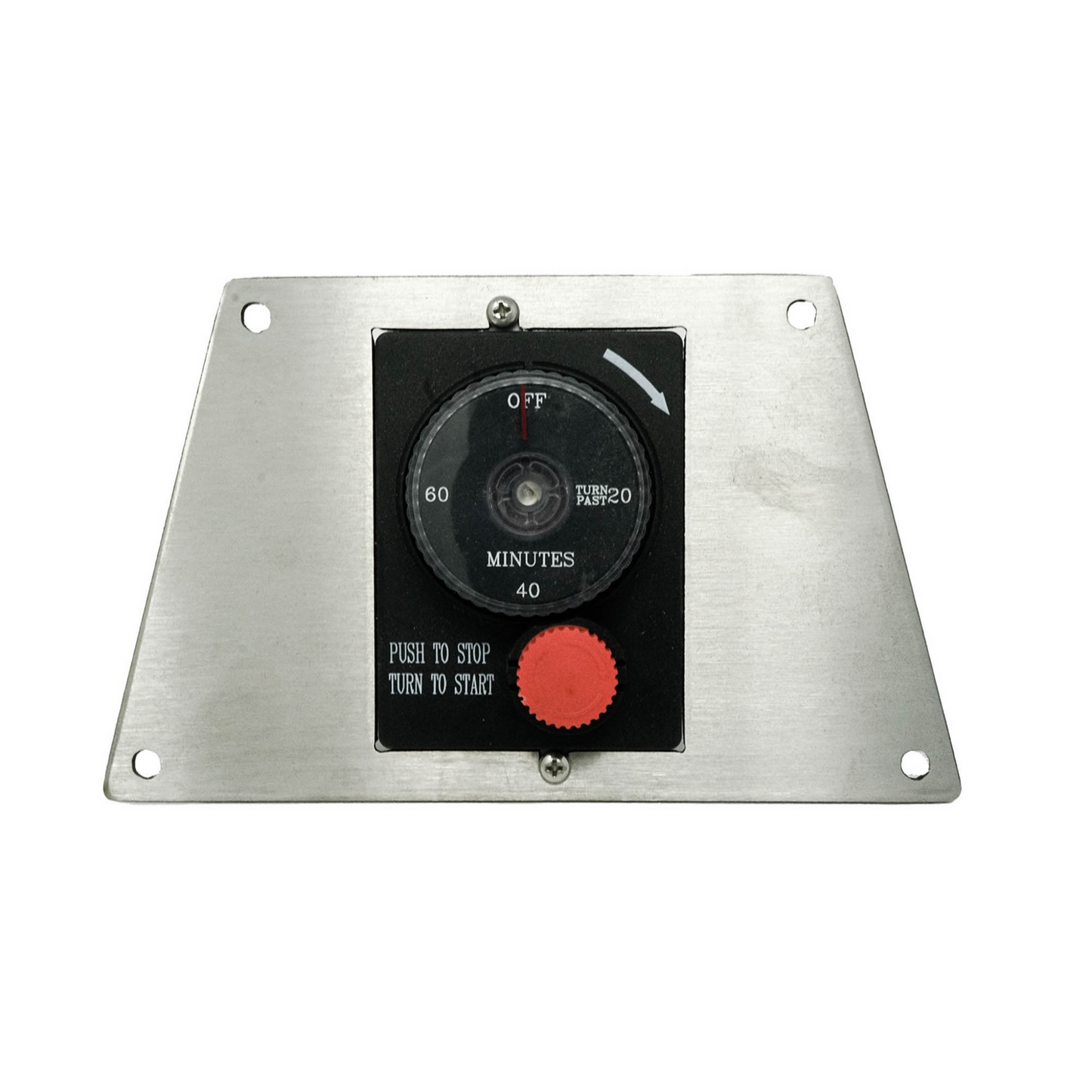 The Outdoor Plus, Gas Timer With E-Stop - Trapezoid Panel | OPT-ESTOPTMTP