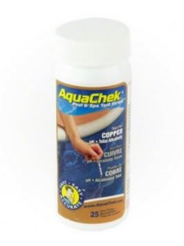 Aquachek Copper 3-In-1 Test Strips, 25 Strips | 661454E