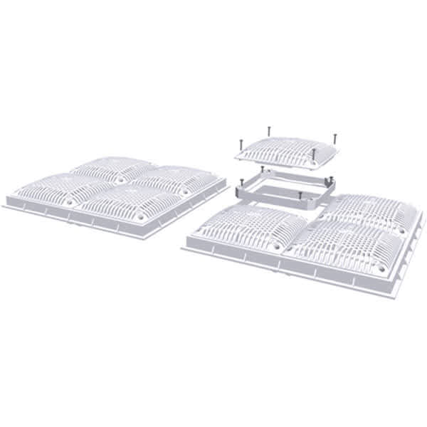 Hayward Frame&Cover Dual Pak 18Sq Hi | WG1033HF2PAK2