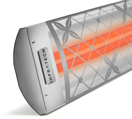 Infratech C Series Dual Element Infrared Heater, 39", 4,000W, 240V, Stainless Steel, Traditional
