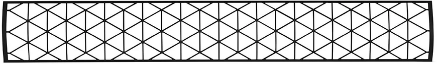 Infratech BL1S61 61" Contemporary Motif Upgrade Kit - Black