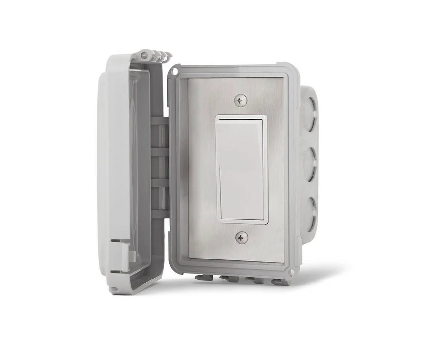Infratech 14 4410 Single On/Off Switch Flush Mount & Gang Box 20 Amp Per Pole