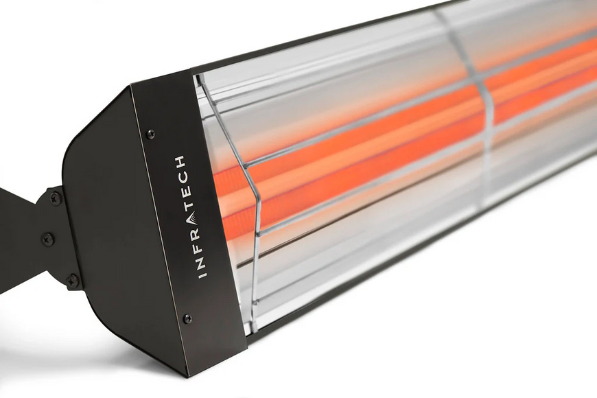 Infratech WD5224BL 48" Dual Element 5,200 Watt 240V 21.67 Amps Infrared Heater - Black