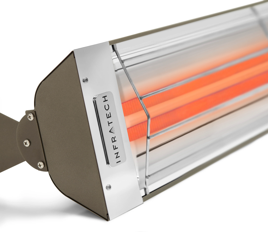 Infratech WD5224BR 48" Dual Element 5,200 Watt 240V 21.67 Amps Infrared Heater - Bronze