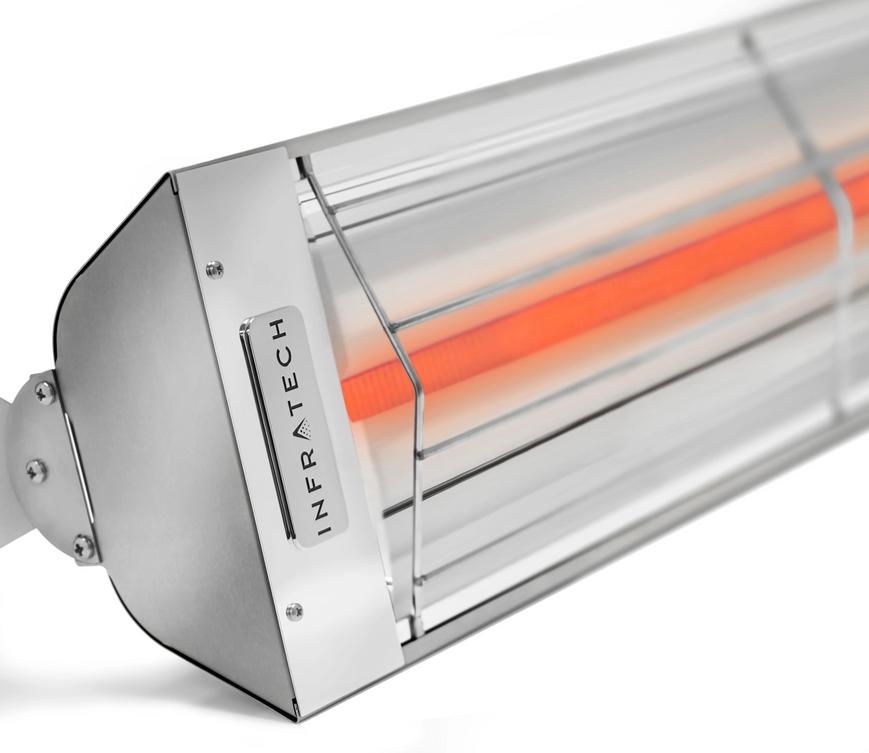 Infratech W1512SS 33" 1500 Watt 120 Volt 12.5 Amps Infrared Heater - Stainless Steel