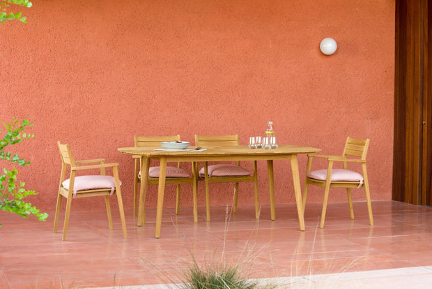 LifestyleGarden Jade Teak Large Rectangular Outdoor Dining Table