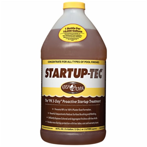 Easy Care Startup-Tec New Pool Start Up Treatment , 64 Ounce Bottle, 8/Case | 70064