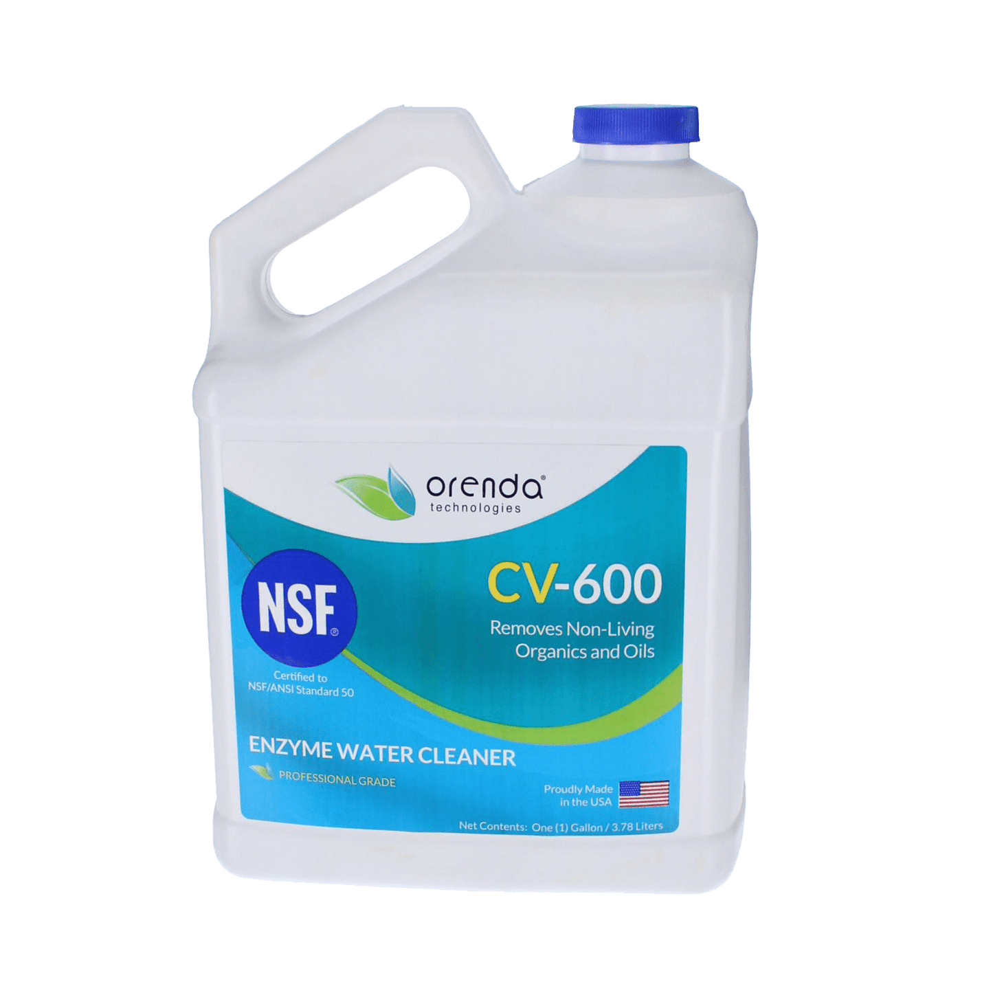 Orenda CV-600 Enzyme Water Cleaner , 1 Gallon Bottle, 4/Case | ORE-50-134