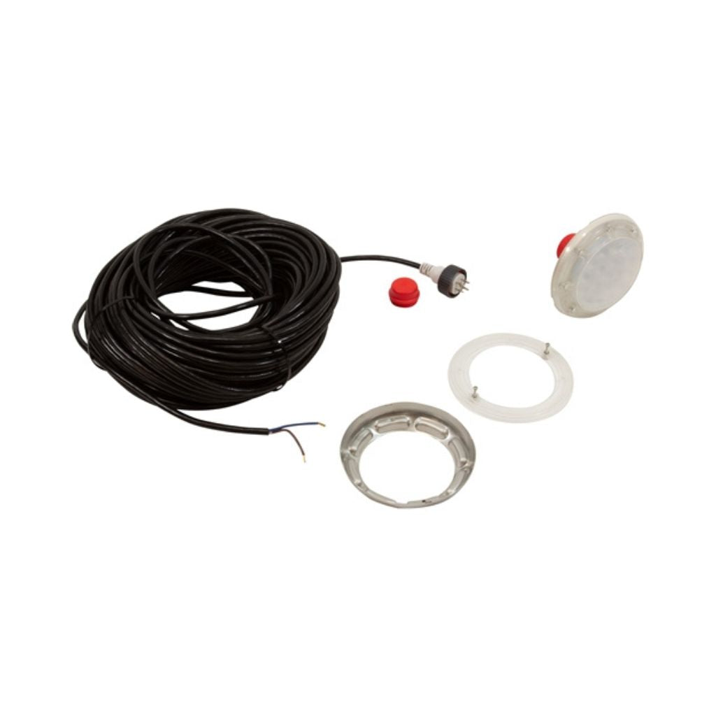 PAL Lighting Evenglow Cool White Nicheless LED Pool Light – 12V, 150-ft Cable