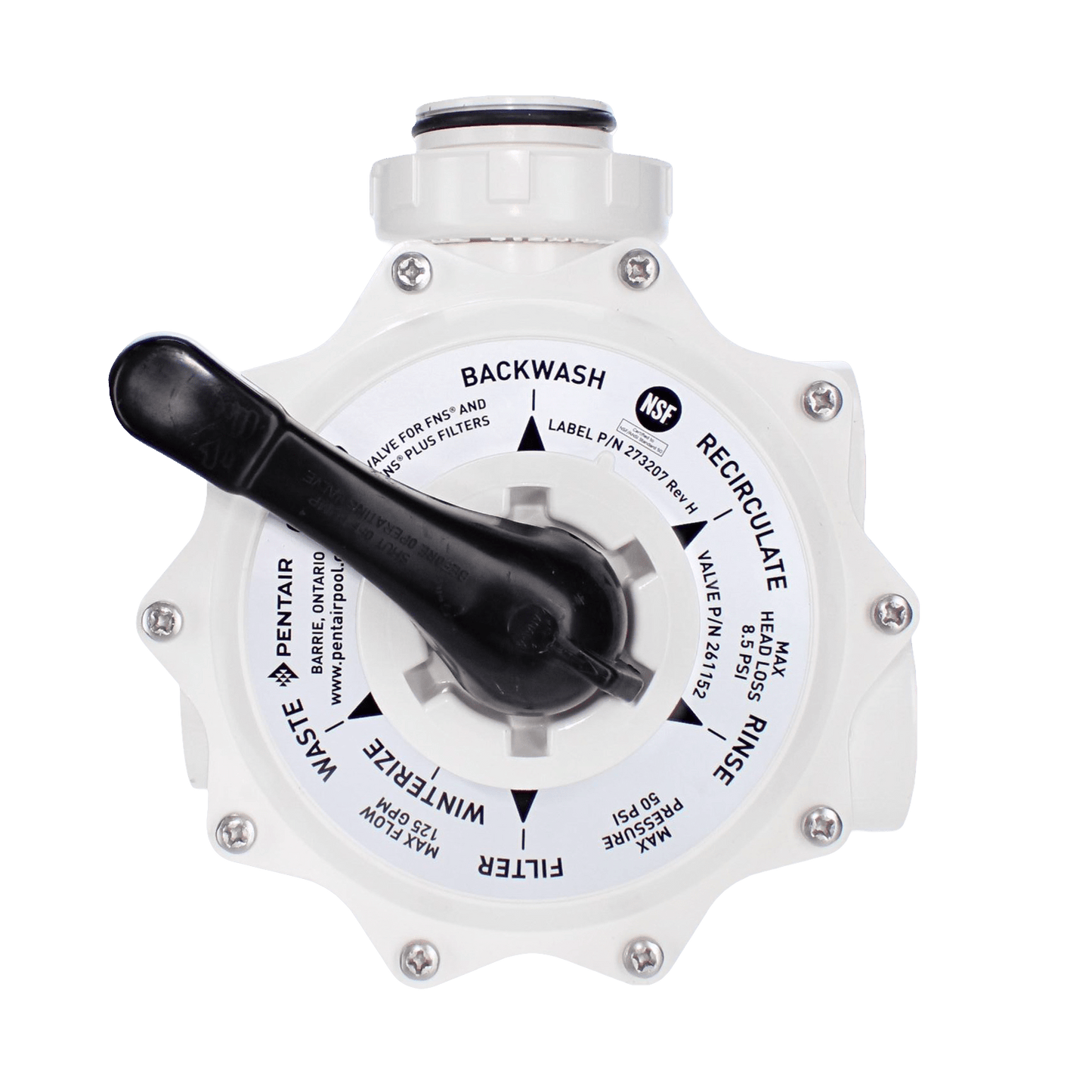 Pentair DE Multiport Valve 2" Side Mount | 261152