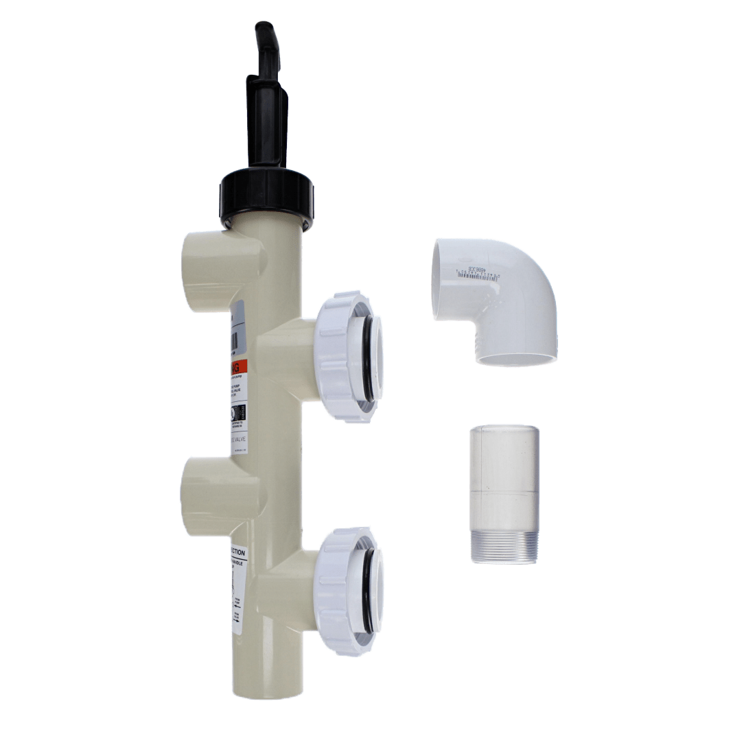 Pentair Valve Push Pull 7.5"Center Pvc Almond | 263064
