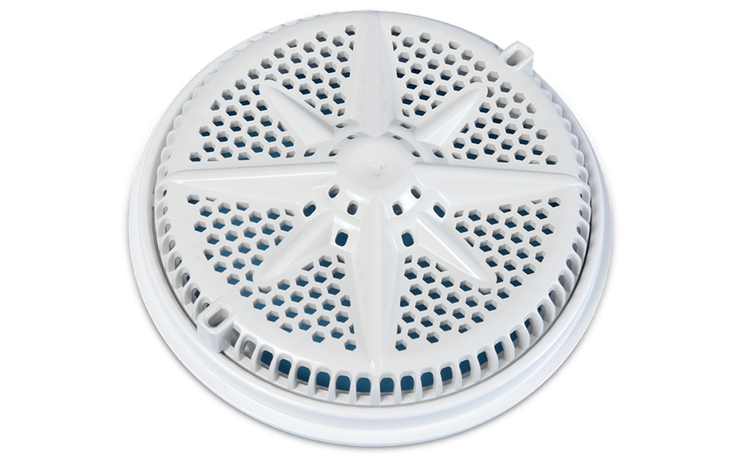 Pentair VGBA 8"MNDRN CVR/LNG RNG WHT 2PK MAIN DRAIN 8IN COVER W/LONG RING 2PK WHITE 8"