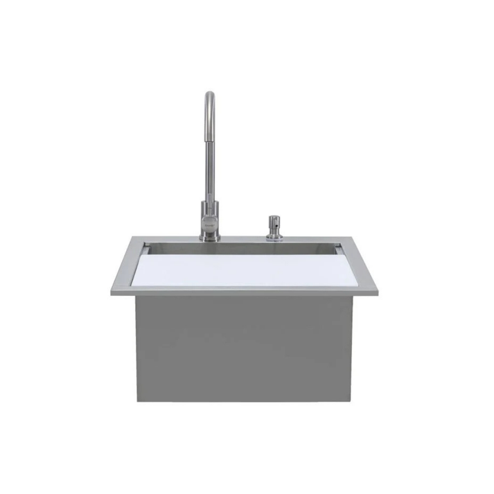 PGS Grilling - AESINK21H - Sink/Bar/Faucet: 21" Drop In with Cover