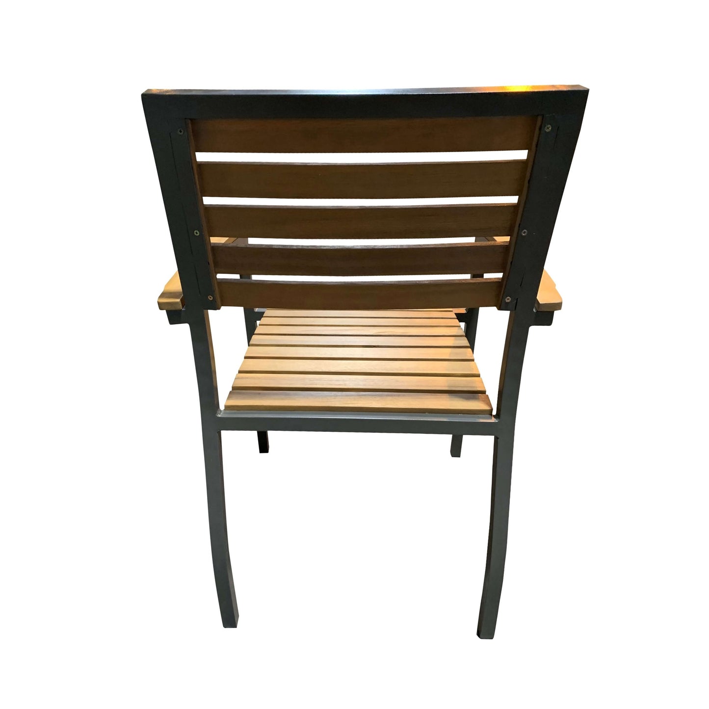 Panama Jack Boca Grande Collection Stackable Dining Armchair PJO-3201-GRY-AC