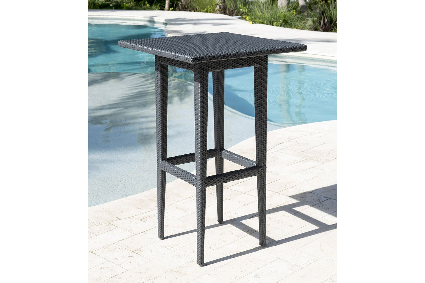 Panama Jack Onyx Collection 28 Square Pub Table 28 x 28 x 43.5