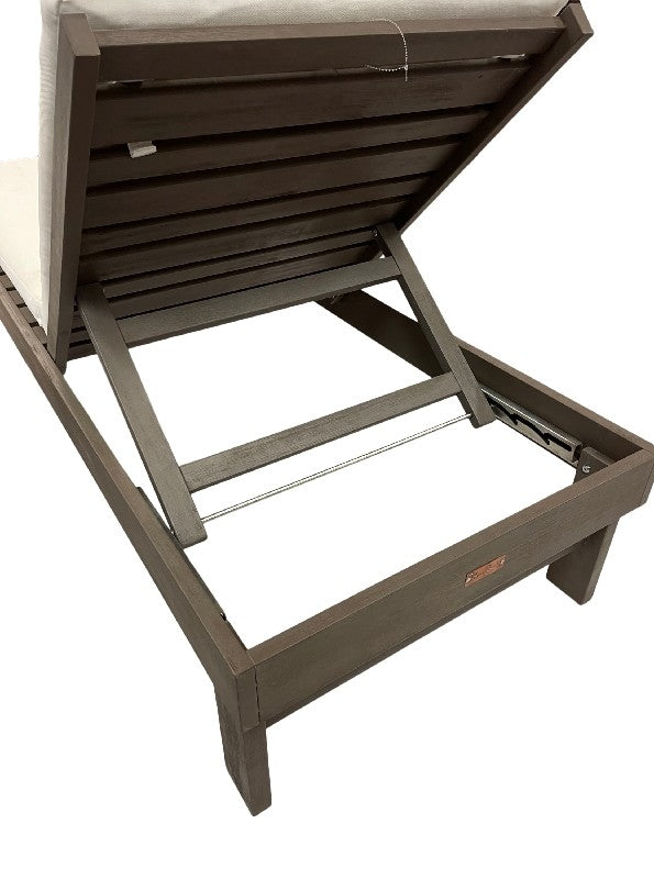 Outdoor Backyard Patio Lounge Chair Panama Jack Poolside Collection Chaise Lounger PJO-2701-GRY-CL