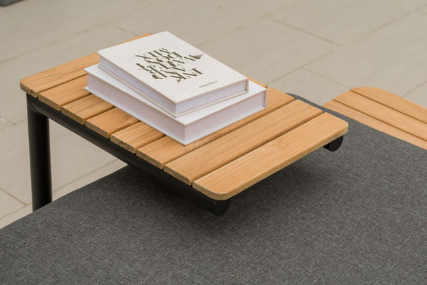 LifestyleGarden Portals Dark C Shape Outdoor Side Table