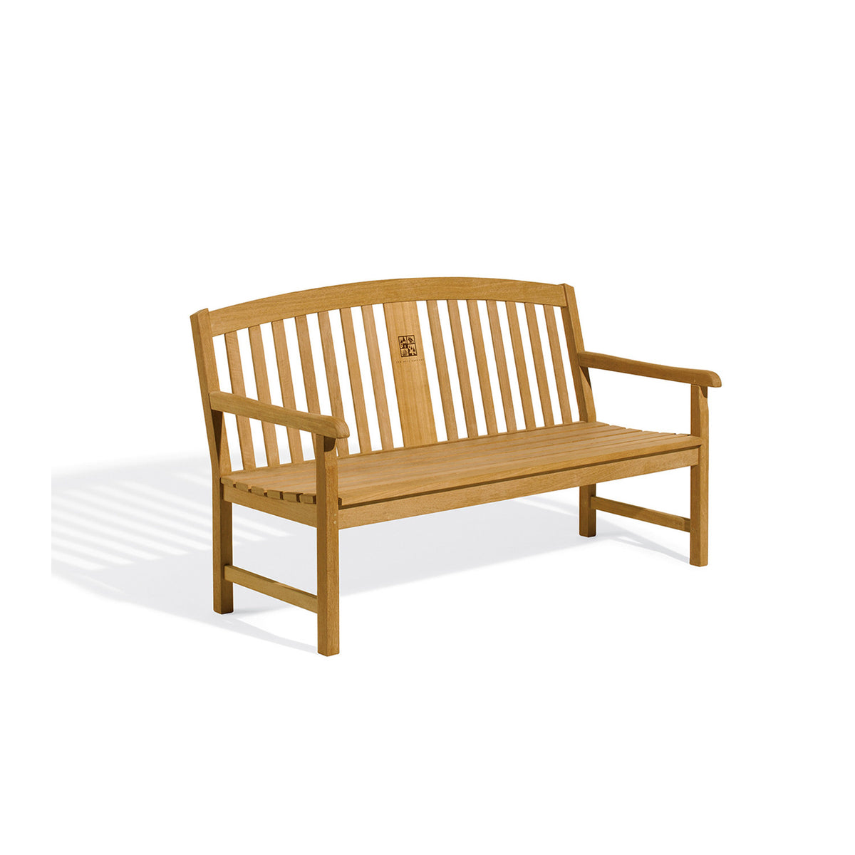 Oxford Garden Signature Teak 5' Bench shown on a plain white background