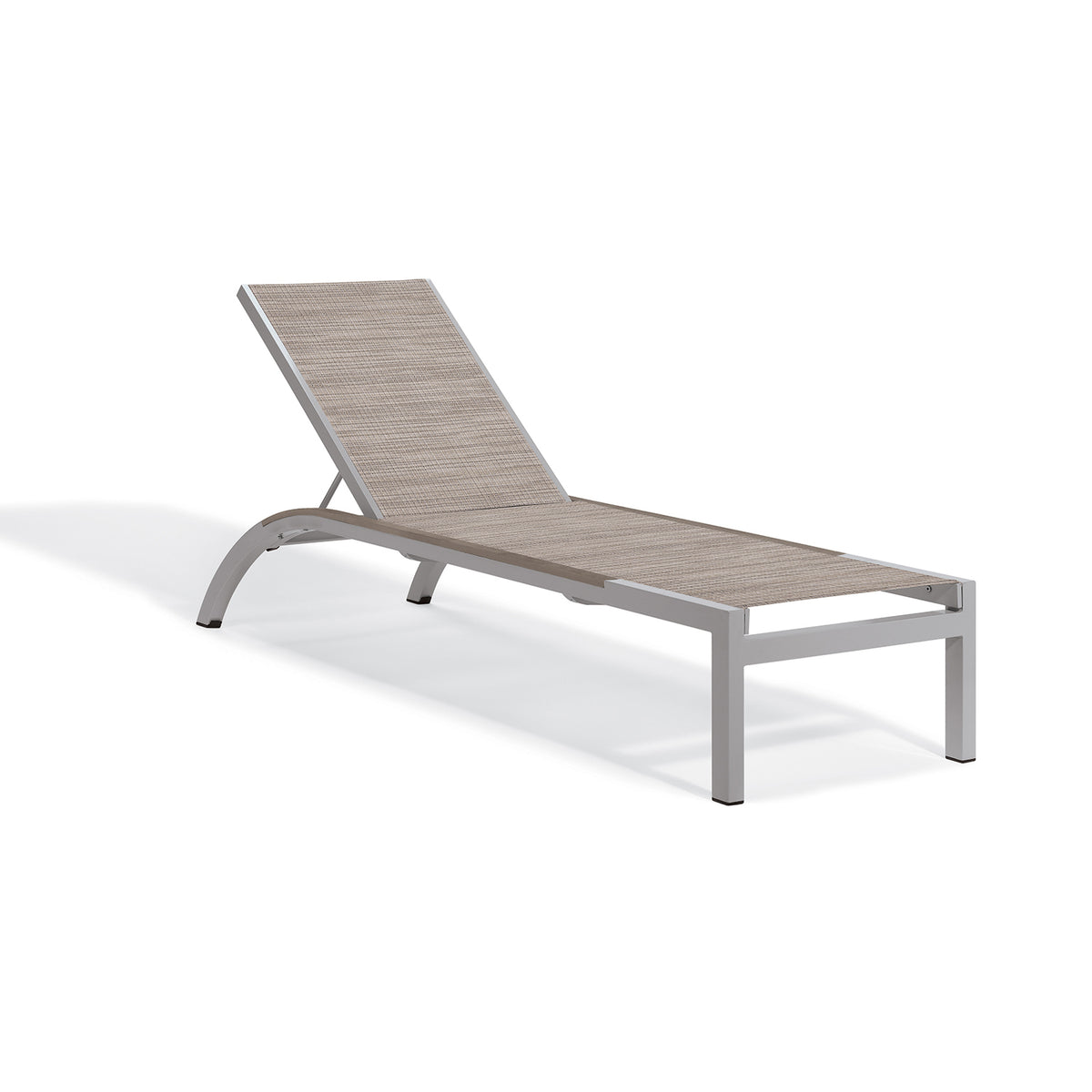 Argento chaise lounge with Tekwood Vintage side rails