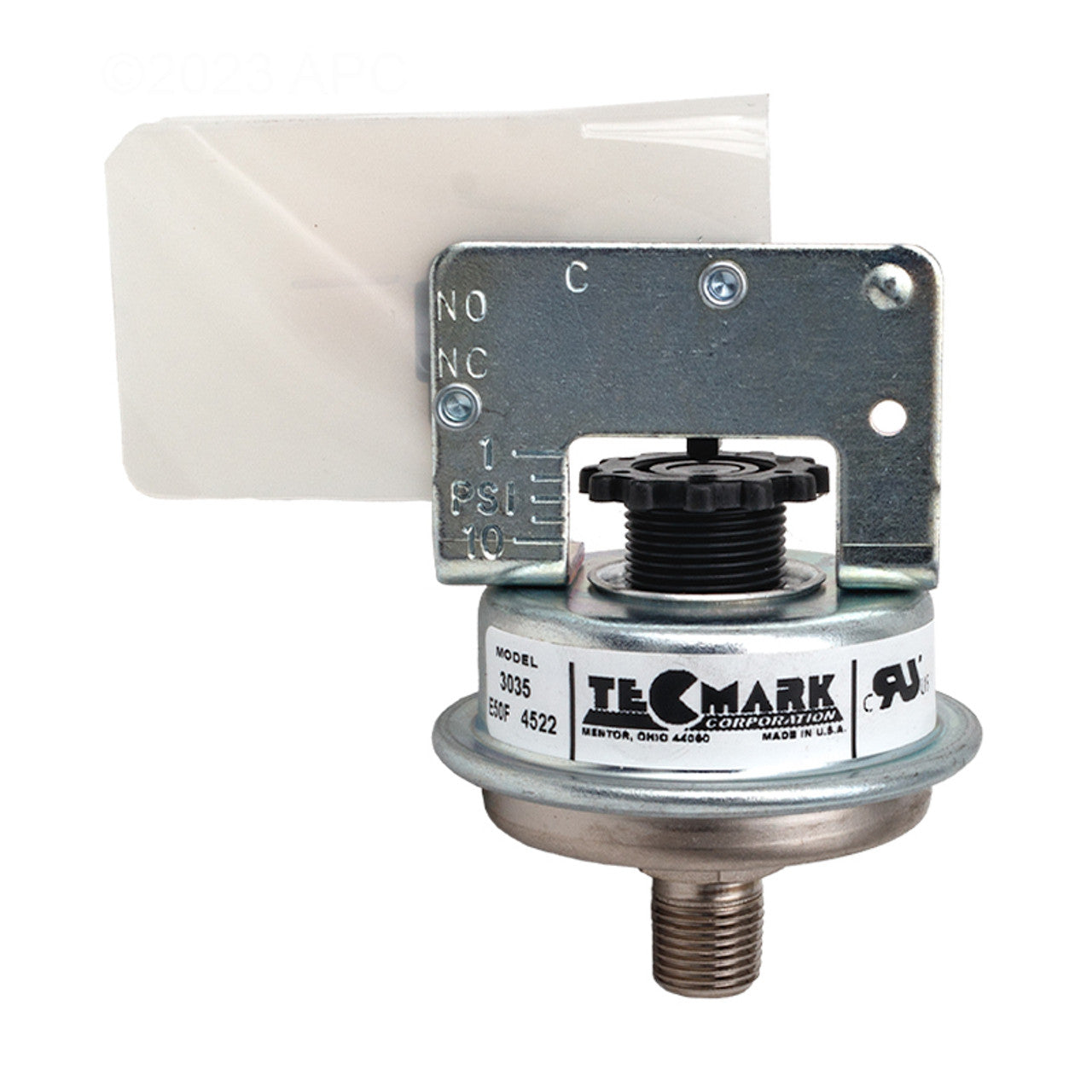 Durable Tecmark Pressure Switch Spa 3000 Series 25A 1/8" NPT for spas