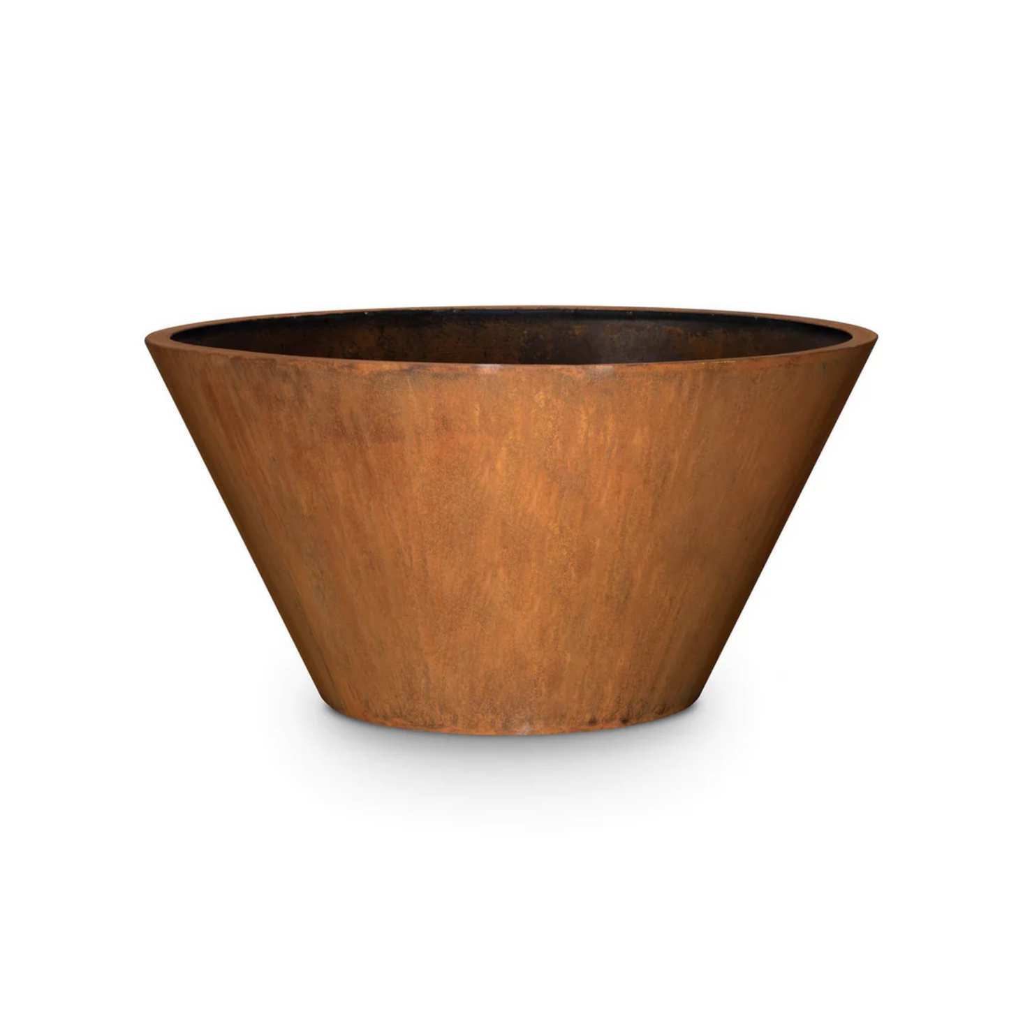 The Outdoor Plus 30" Sierra Corten Steel Planter - 20" Tall | OPT-PSR3020