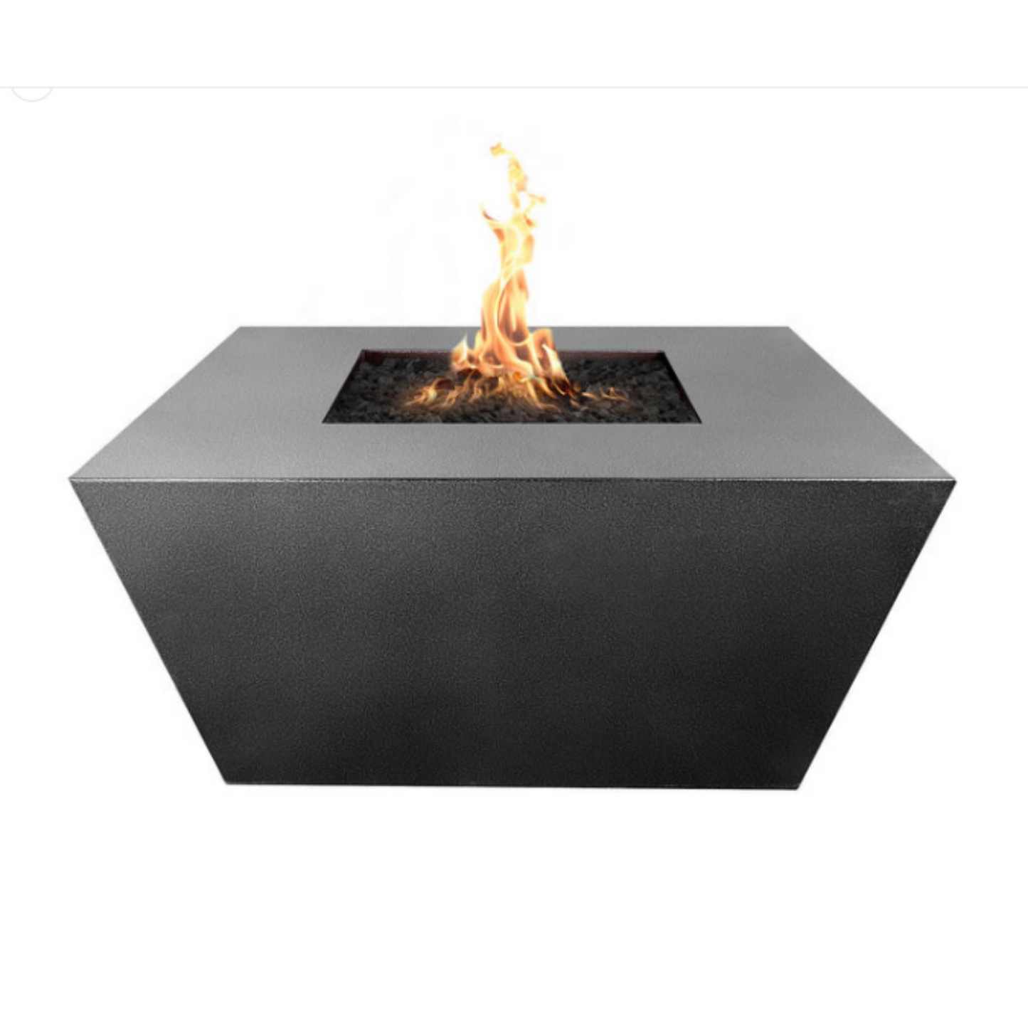 The Outdoor Plus 36" Square Redan Outdoor Fire Pit - Corten Steel - Match Lit - Natural Gas | OPT-SQ36CS-NG
