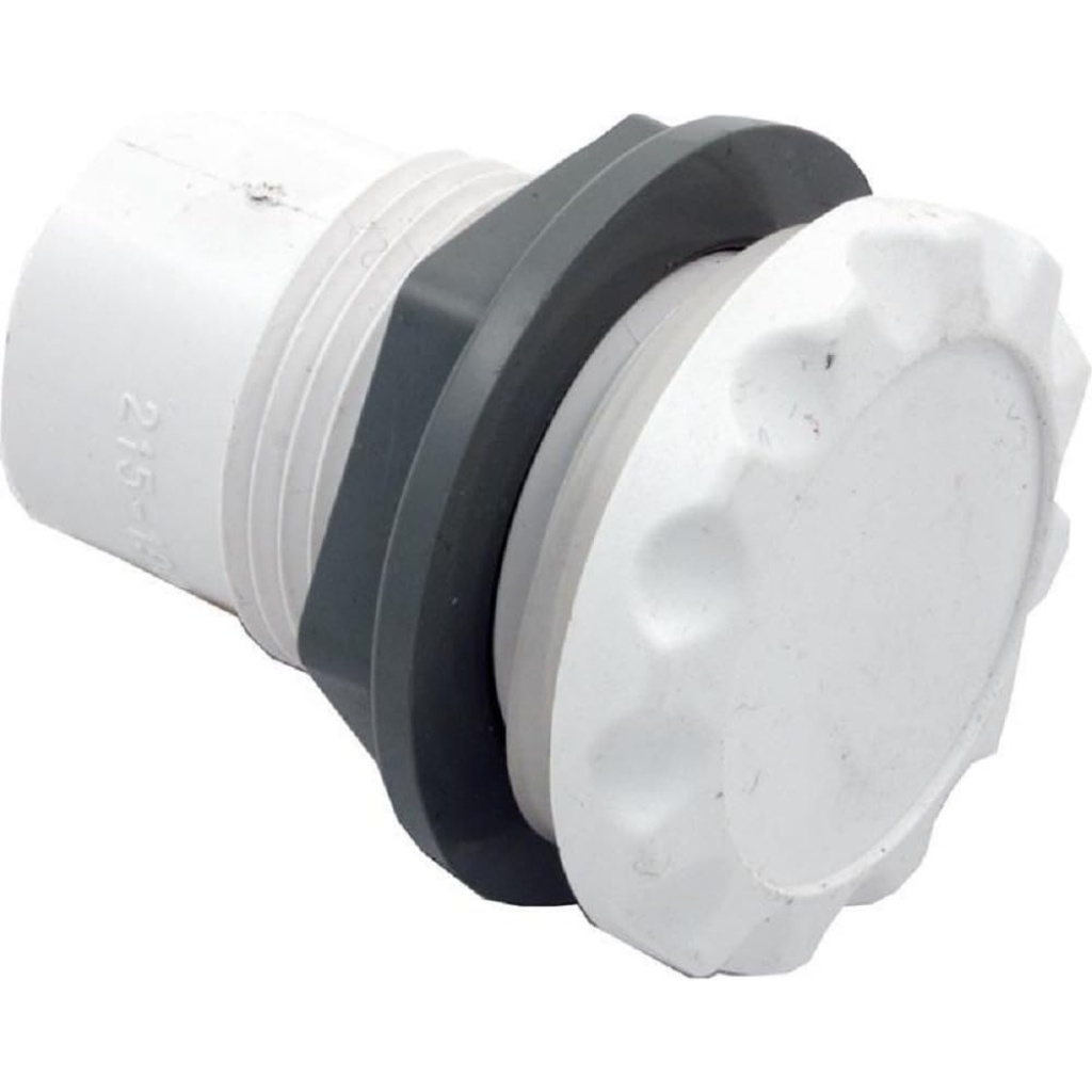 Black Waterway Plastics Air Control 1 inch with durable, sleek design for pools and spas.