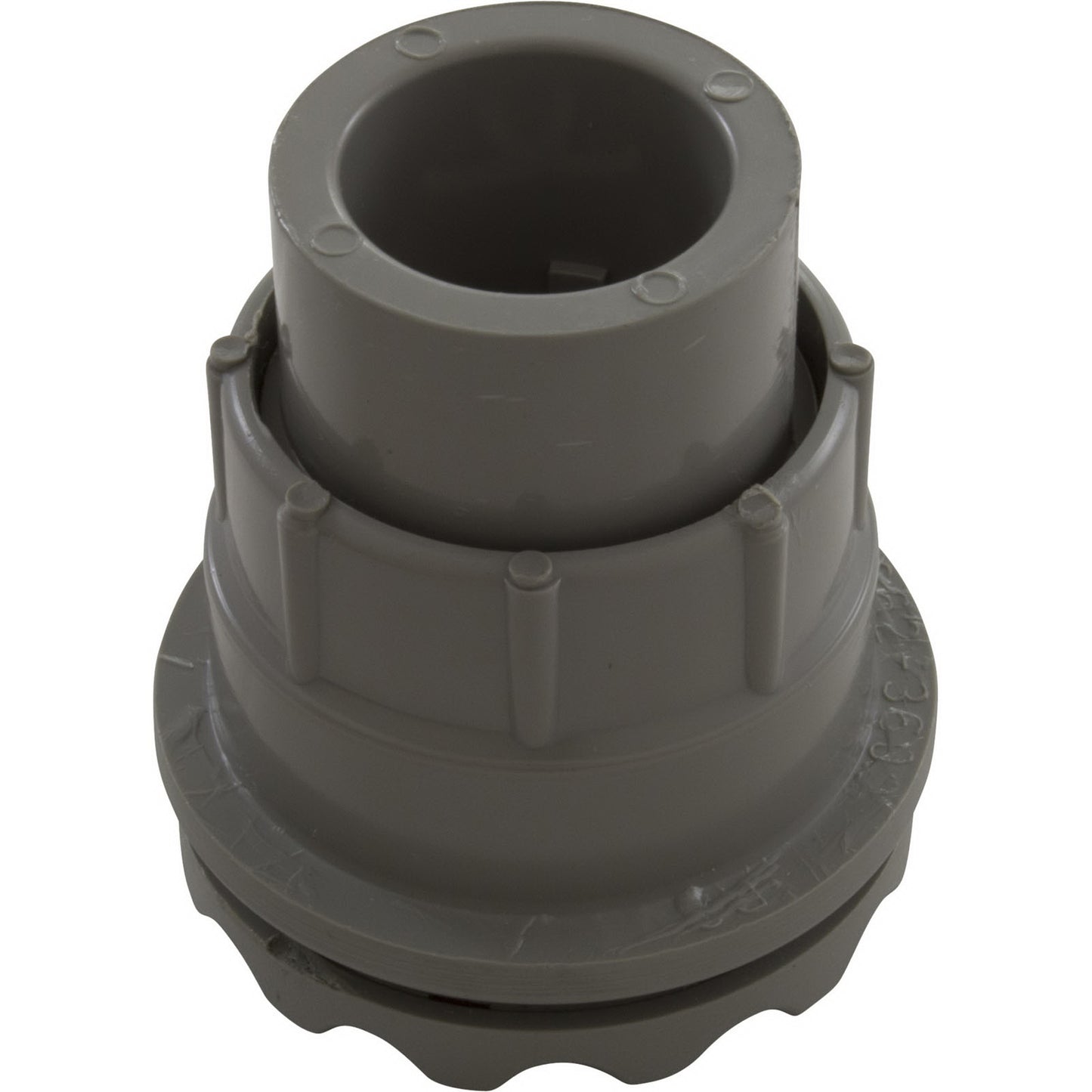Grey Waterway Plastics Gunite Air Control 1.5" - durable, modern pool airflow control valve.