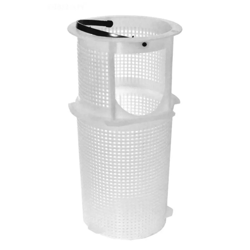 Waterway Hi Flo Pump Basket Replacement, durable plastic design for efficient pool filtration.