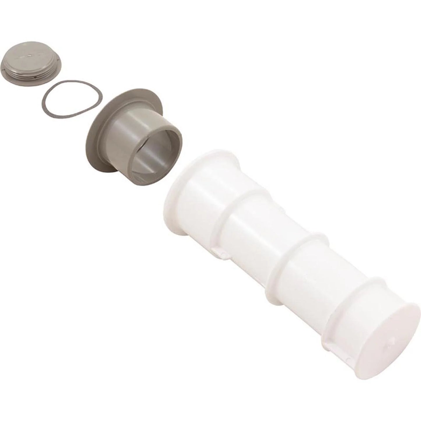 Waterway Plastics 540-6707 - Volleyball Pole Holder Assembly - Gray Poolside