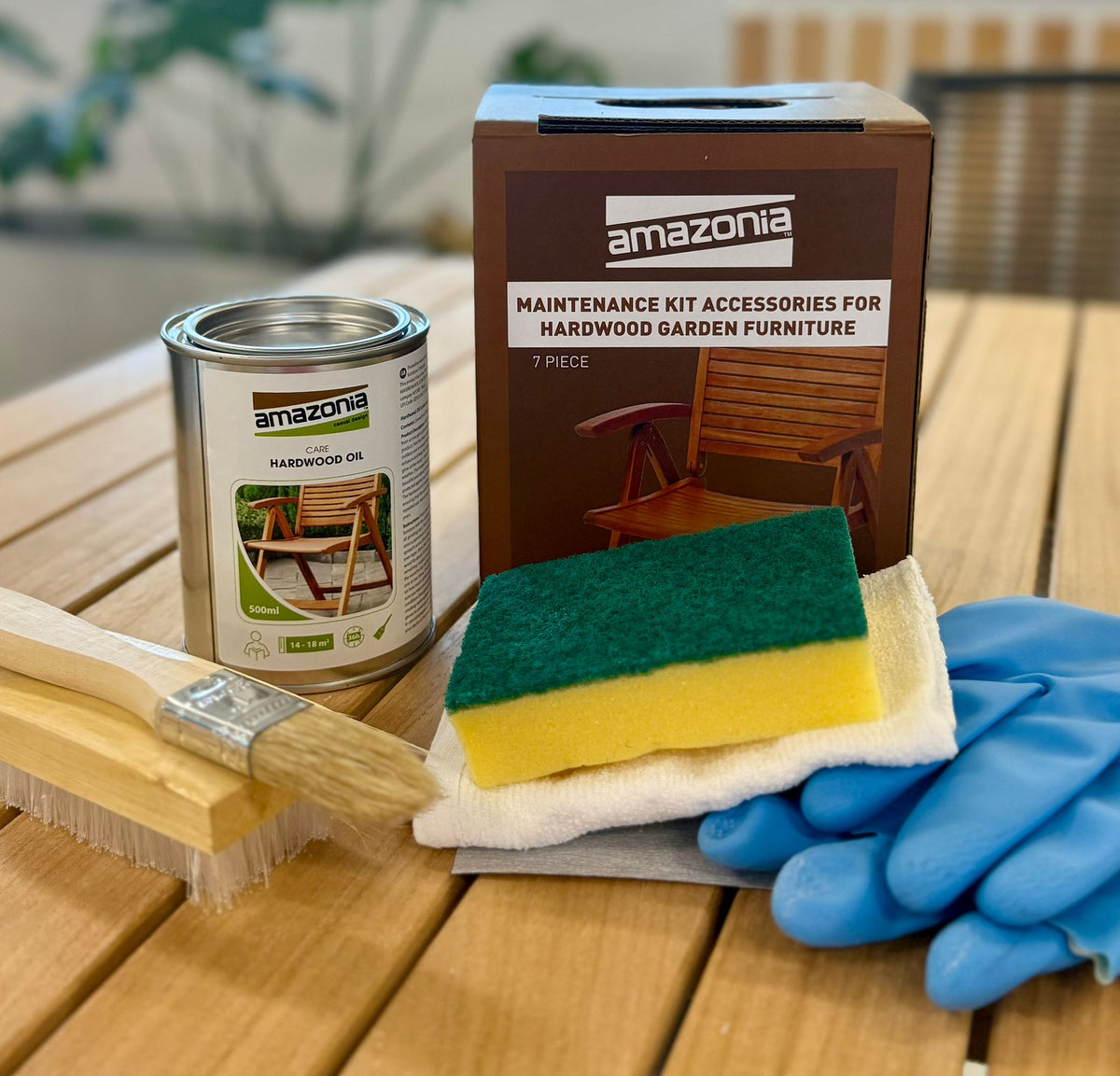 Amazonia Teak Cleaning and Sealing Kit